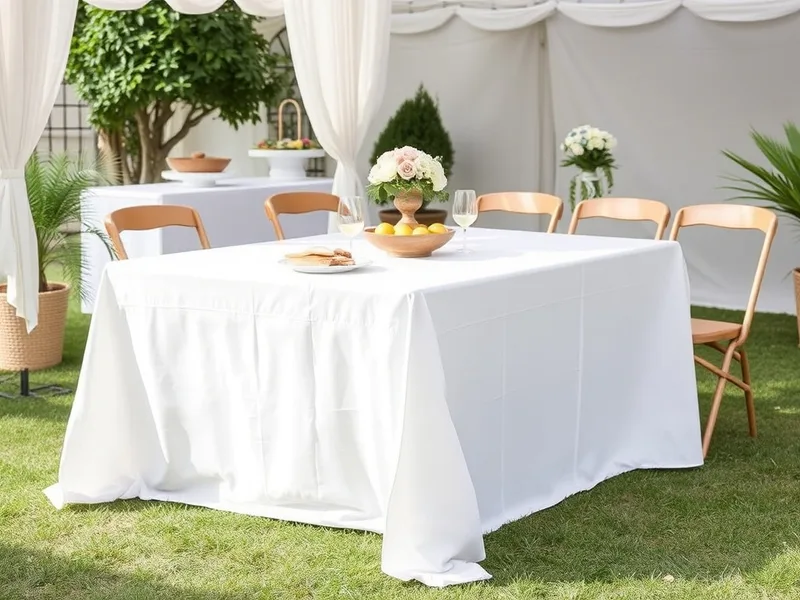 Nappe intissé jetable pour événement traiteur et catering